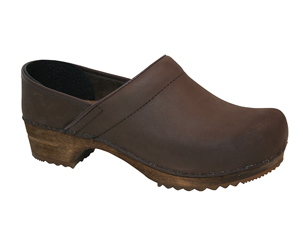 sabots bois et cuir artisanal